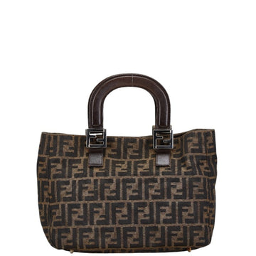 Fendi  Canvas Leather Tote Bag ()