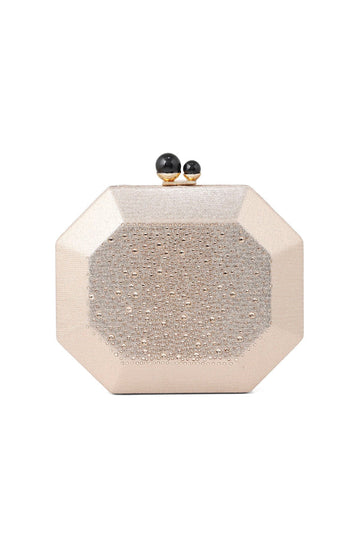 Fancy Clutch B21550-Champagne