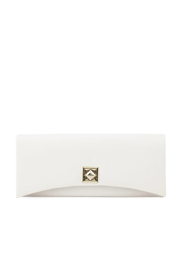 Fancy Clutch B21551-White