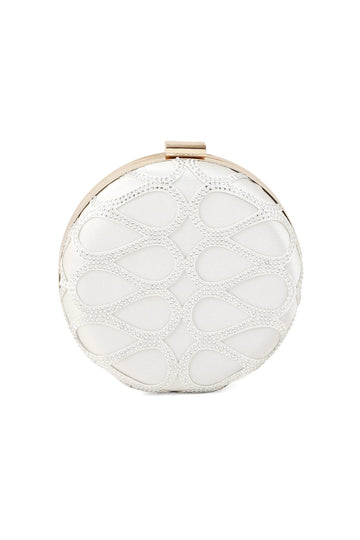 Fancy Clutch B21552-White