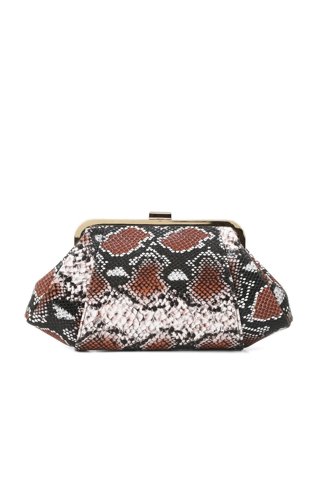 Fancy Clutch B21554-Coffee