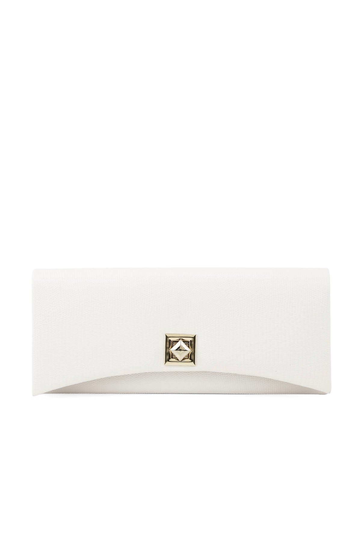 Fancy Clutch B21551-White
