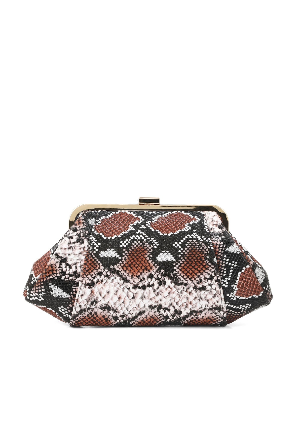 Fancy Clutch B21554-Coffee