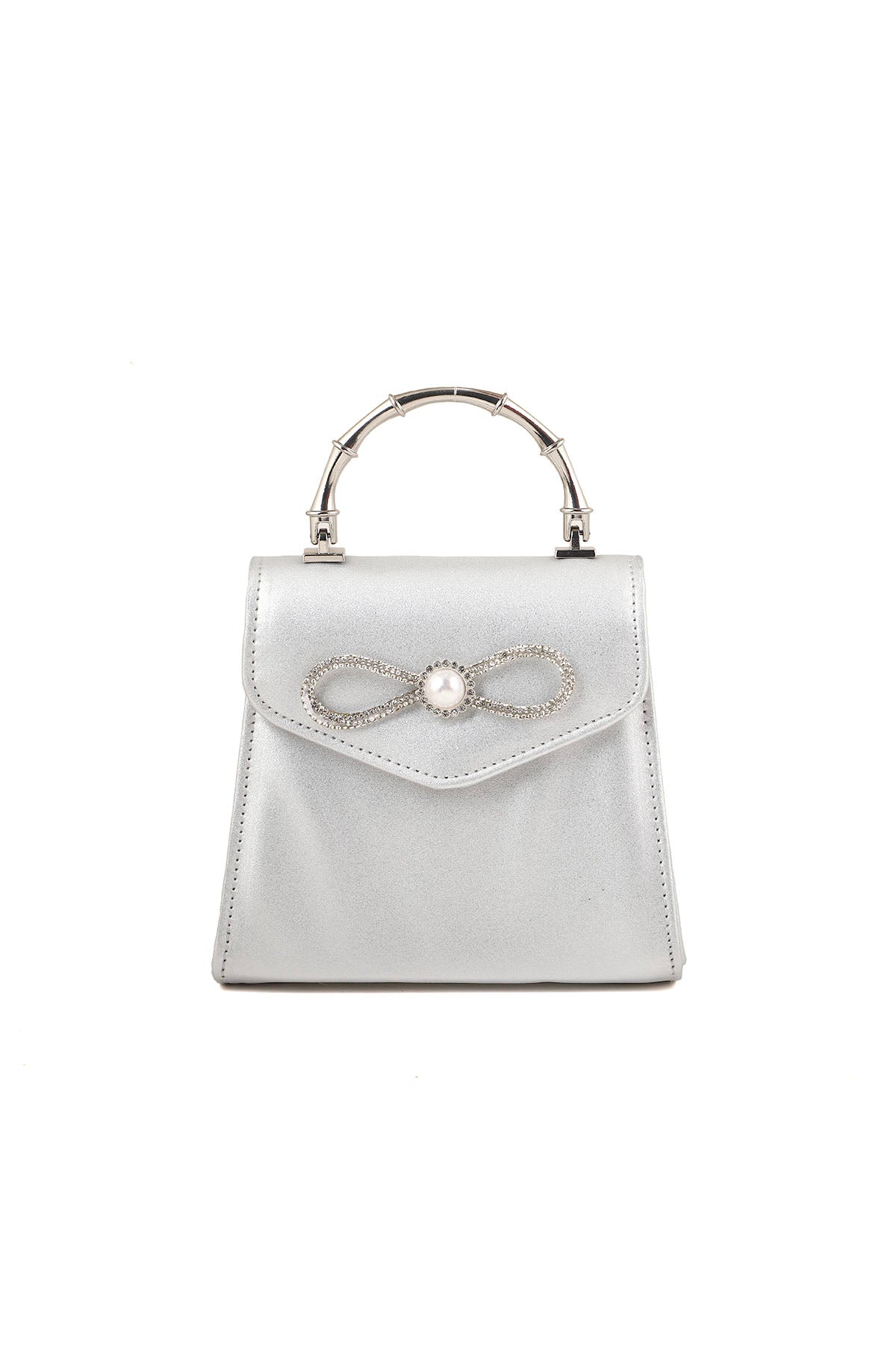 Fancy Clutch B21592-Silver